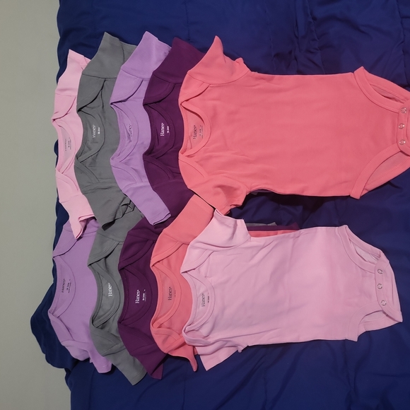 Hanes Other - 18-24 month HANES Girls Onsies 10PCS New!!!!